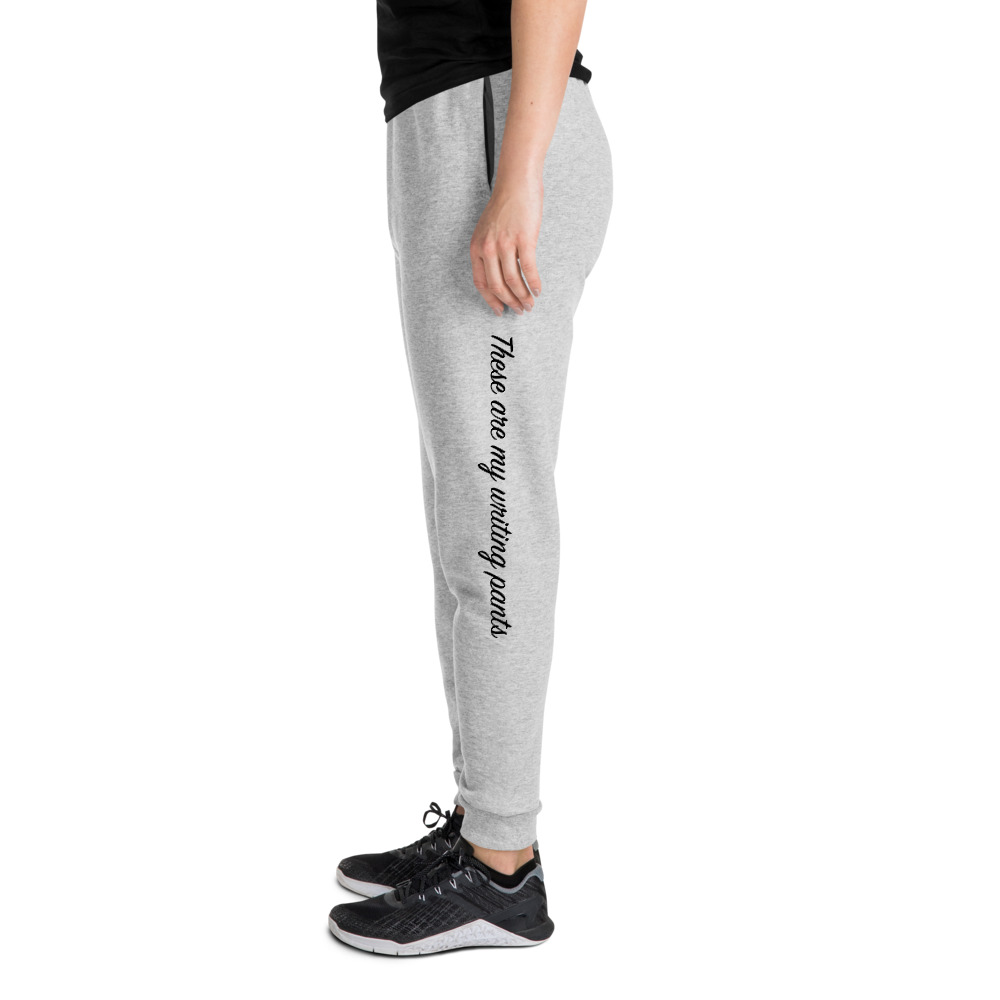 joggers with writing on bum